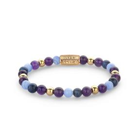 Rebel & Rose Armband RR-60109-G-S Are Violets Blue? 16,5cm