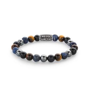 Rebel & Rose armband Blue Rain Vintage RR-80100-V-M 17,5cm