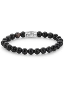 Rebel & Rose armband Black Velvet RR-80028-S-M 17,5cm zwart