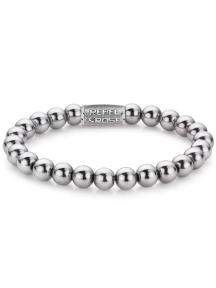Rebel & Rose Armband RR-8DV01-S-L Silver Shine DV 19cm