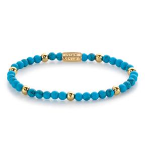 Rebel & Rose Armband RR-40059-G-S Turquoise Delight 16,5cm
