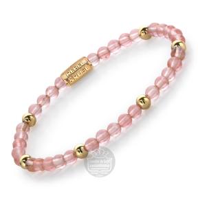 Rebel & Rose Armband RR-40062-G-S Cherry Rose 16,5cm