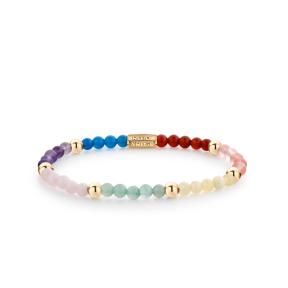 Rebel & Rose Armband RR-40085-G-S I\'ve Got The Power 16,5cm