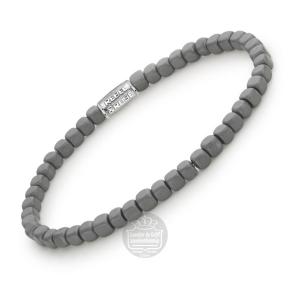Rebel & Rose armband Roll the Dice Mad Dark Grey RR-40076-S-M 17,5cm