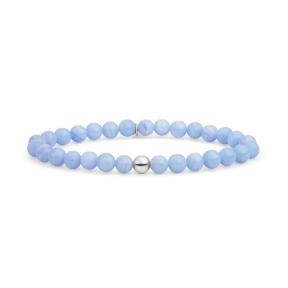 sparkling jewels armband Blue Lace Agate saturn large 6mm sb-gem47-add-6mm