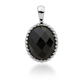 sparkling jewels Twist Pendant facet onyx hanger SP21-G07