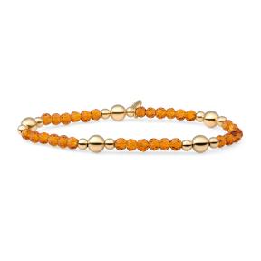sparkling jewels Citrine Quartz Bold Mix Armband BLK01G-G38