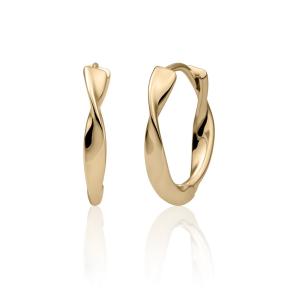 sparkling jewels Gold Fuse Huggies creolen eag28