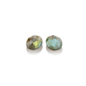 Sparkling Jewels Eardrops Labradorite Twist Oval EAGEM18-SO