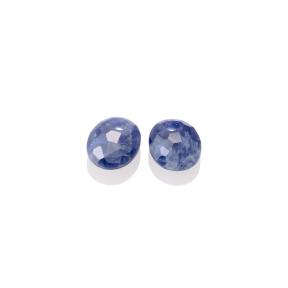 Sparkling Jewels Eardrops Sodalite Twist Oval EAGEM20-SO