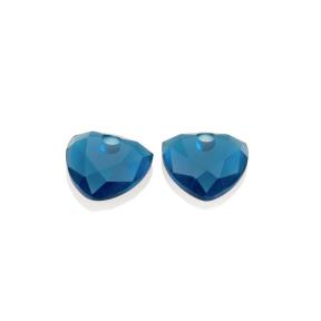 sparkling jewels Topaz Quartz Trillion cut eardrops eagem46-tri