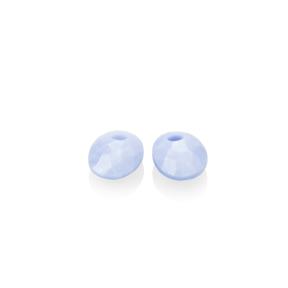 sparkling jewels Blue Lace Agate Twist Oval eardrops eagem47-so