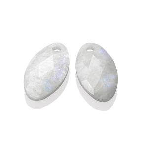 sparkling jewels earring Moonstone ear leaf eardrops eagem54-fclf-s