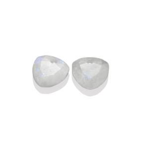 sparkling jewels Moonstone Trillion cut eardrops eagem54-tri