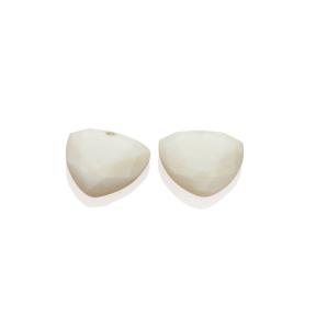 sparkling jewels Pearl Trillion cut eardrops EAPEARL23-TRI