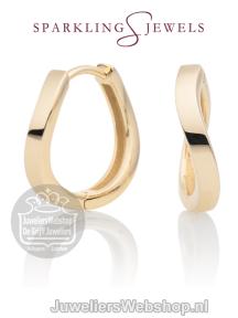 sparkling jewels earring editions flare gold creolen eag01