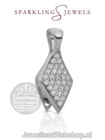 Sparkling Jewels Edge Editions Eris Crystal Hanger Silver PEQS02