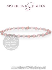 sparkling jewels armband cherry quartz interstellar sb-gem25-3mm-mix