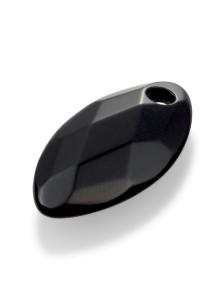 sparkling jewels leaf editions facet onyx hanger pengem07-fct-s