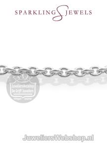 sparkling jewels minimal editions ketting anchor chain silver snsm080