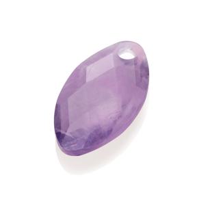 sparkling jewels leaf Amethyst hanger pengem05-fct-s