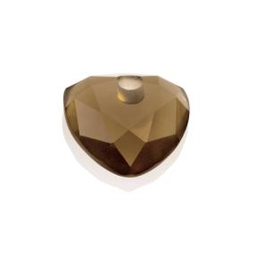 sparkling jewels Trillion Cut Smoky Quartz hanger pengem23-TRI