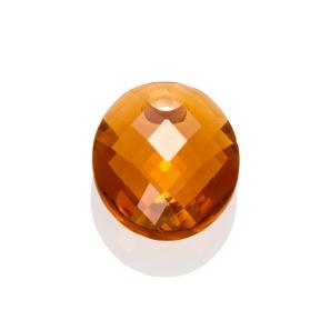 sparkling jewels Medium Oval Citrine Quartz hanger PENGEM38-MO