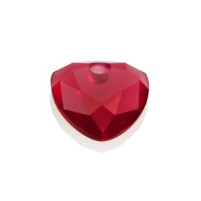 sparkling jewels Trillion Cut Fuchsia Quartz hanger pengem51-TRI
