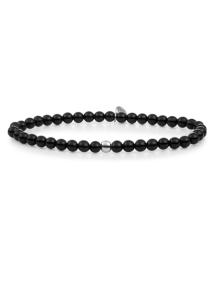 sparkling jewels armband onyx saturn small 4mm sb-gem07-add-4mm