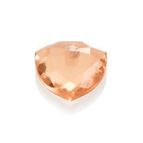 sparkling jewels Trillion Cut Champagne Quartz hanger pengem42-TRI