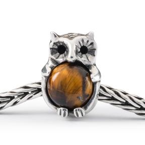 trollbeads kraal Eigenzinnige uil TAGBE-00290 zilver