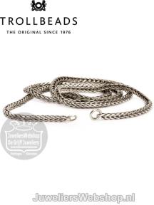 Trollbeads TAGNE-00005 Zilveren Vossenstaart collier 45cm