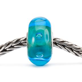 Trollbeads Uranus glas kraal TGLBE-10469