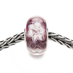 Trollbeads Bloemen van Zuiverheid glas kraal TGLBE-20125