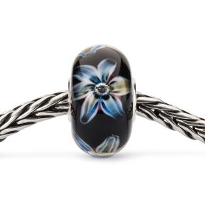 Trollbeads Veerkrachtige Bloem glas kraal TGLBE-20291