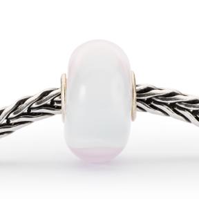 Trollbeads Zachtroze Gordeldier glas kraal TGLBE-20321