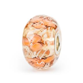 Trollbeads Fantasie-orchideeën glas kraal TGLBE-30083