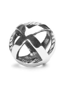 trollbeads kraal blijf positief TAGBE-10019 zilver