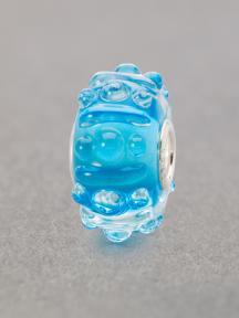 Trollbeads Turquoise Bries glas kraal TGLBE-20114