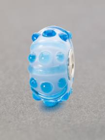 Trollbeads Blauwe Bries glas kraal TGLBE-20119