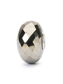 trollbeads kraal pyriet grijs zilver