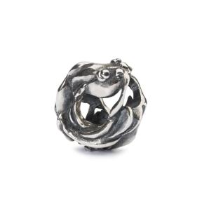 trollbeads kraal vliegende vis TAGBE-10192 zilver