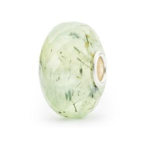 trollbeads kraal Prehniet met Getourmalineerde kwarts TSTBE-20041