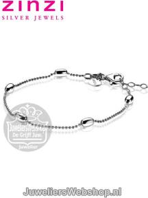 Zinzi Armband ZIA1232 Zilver Fantasie Ovaal