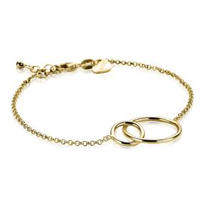 zinzi zia1278g goudkleurige armband met open rondjes