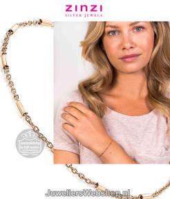 Zinzi armband met buisjes ZIA1648R