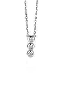 zinzi fantasie collier met zirkonia hanger zic1443