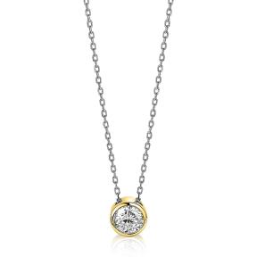 zinzi collier met zirconia hanger zic1775G