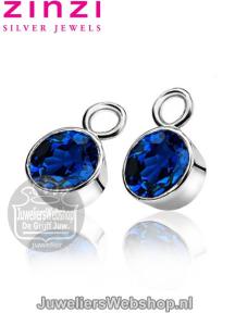 images/productimages/small/zinzi-creoolhanger-ZICH186DB-zirconia-blauw-zilver.jpg