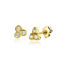 ZGO412 zinzi gold oorbellen 14karaat goud